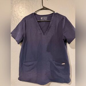Fig Scrub Top